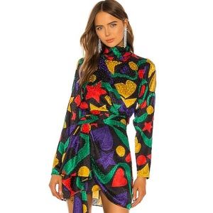 RONNY KOBO COLLECTION Yarden Dress XS Multi Color